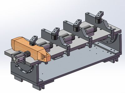 Обрабатывающий центр с ЧПУ для шипорезки и долбежки, серия MSK4322